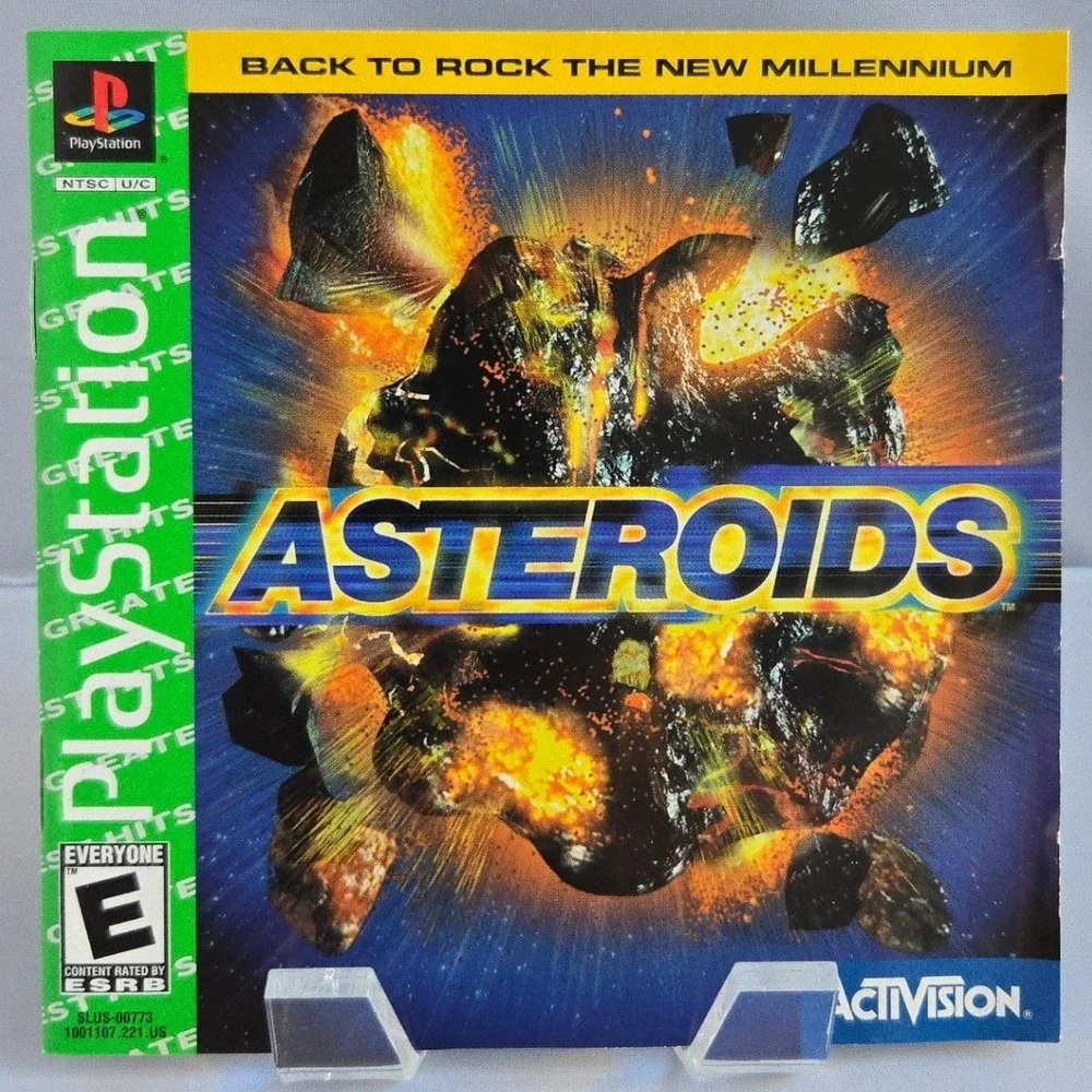 Asteroids Greatest Hits (Sony PlayStation 1 PS1) 1998 Complete CIB & Tested